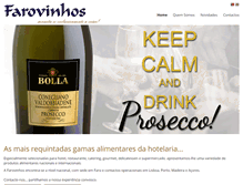 Tablet Screenshot of farovinhos.pt